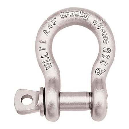 Crosby G-209A Galvanized Alloy Shackle SPA 3/4, 7T WLL